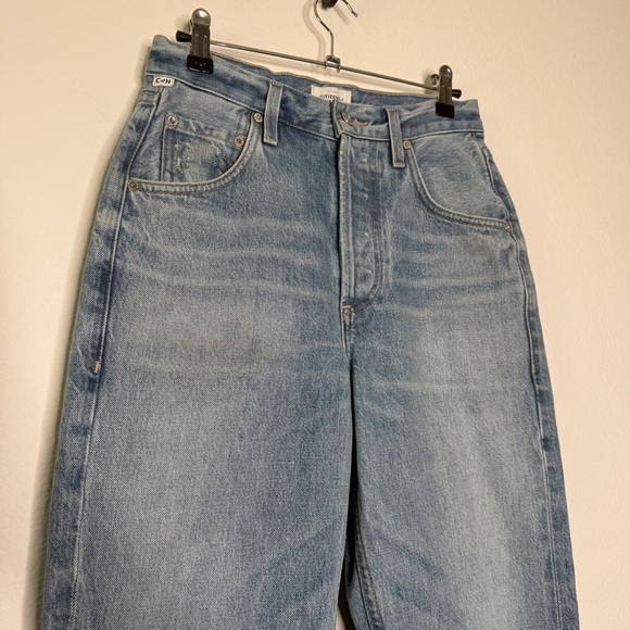 Citizens of Humanity Light Wash Regenerative Cotton Jeans Size 23 - Picture 3 of 13